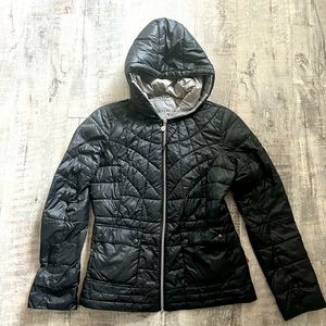 Black puffer jacket
